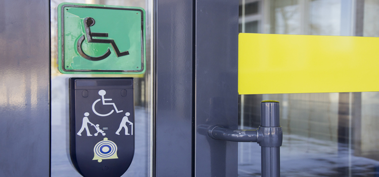 automatic handicap door opener in Belmont