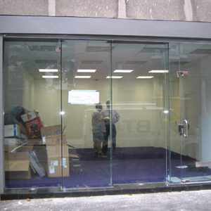 shop front door repair Belmont