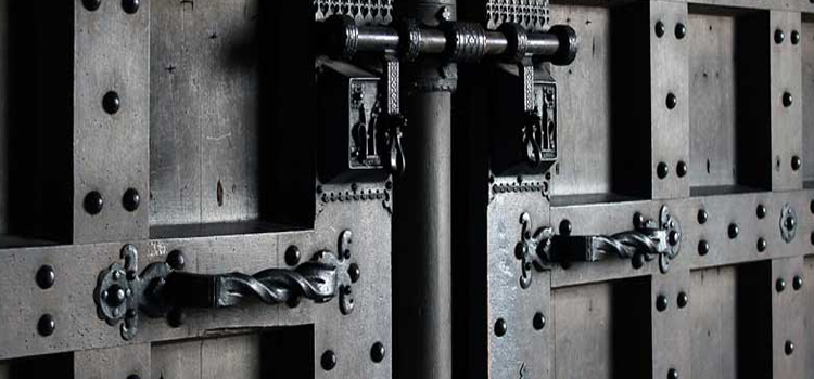 steel entry door repair in Belmont